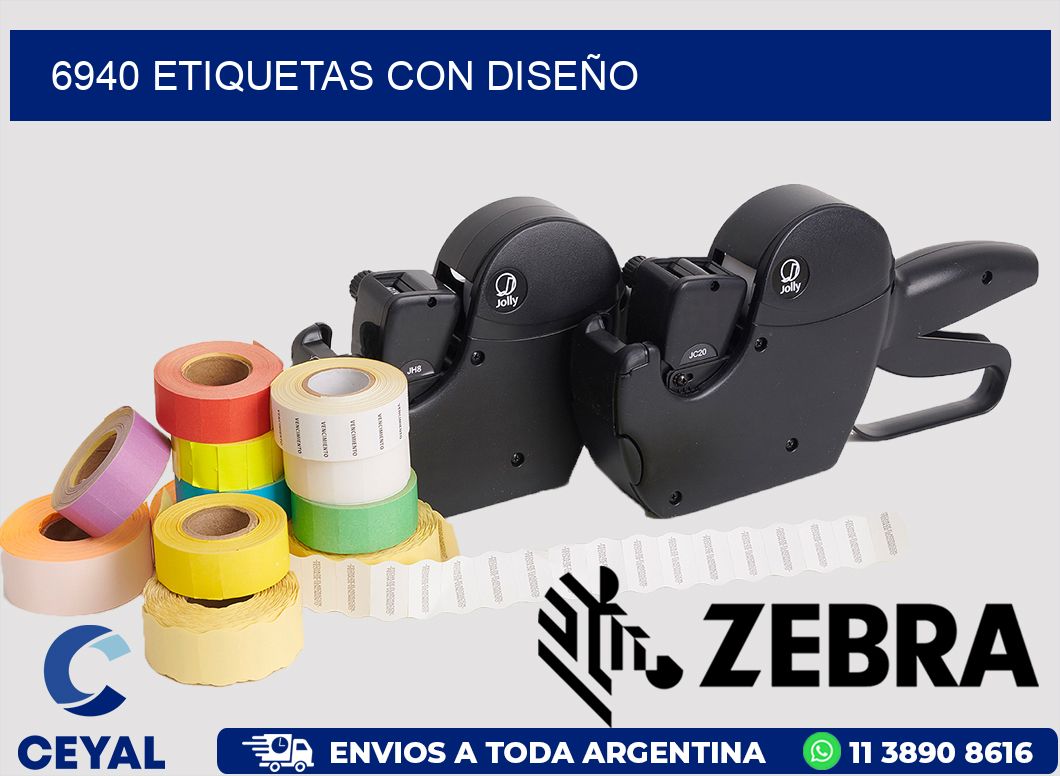 6940 ETIQUETAS CON DISEÑO