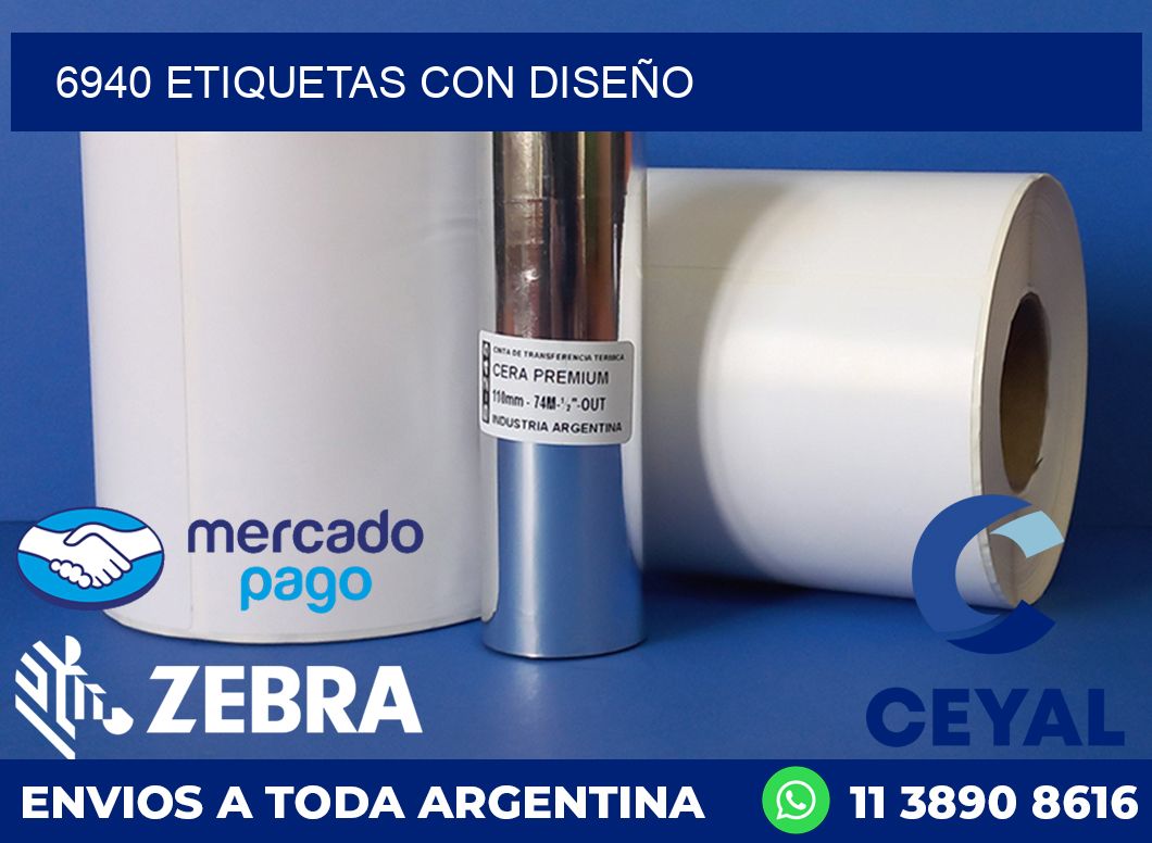 6940 ETIQUETAS CON DISEÑO