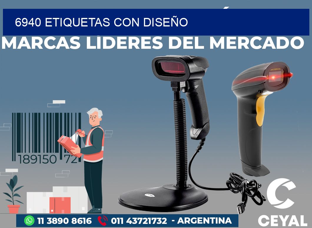 6940 ETIQUETAS CON DISEÑO