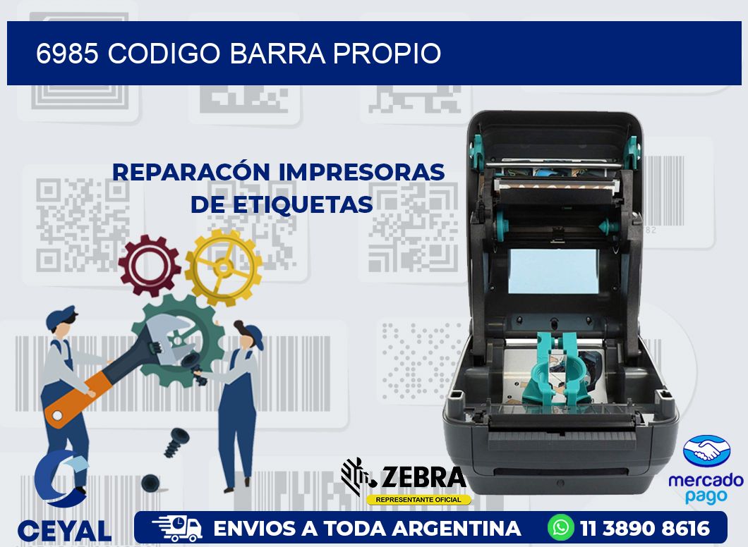 6985 CODIGO BARRA PROPIO