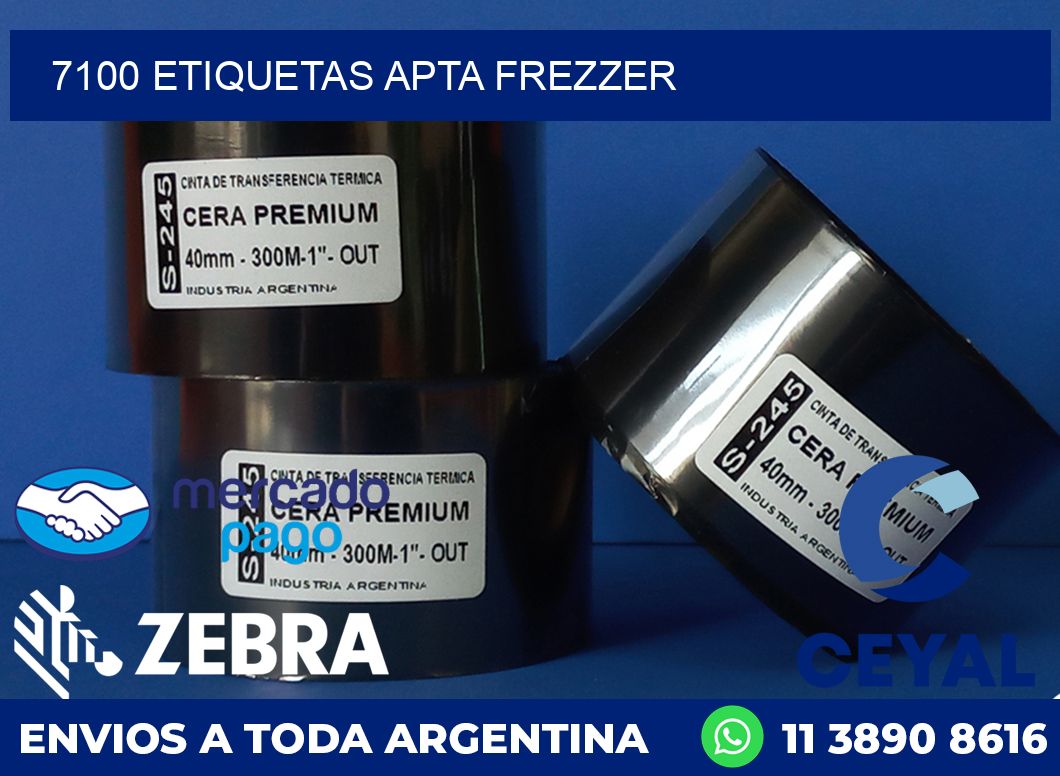 7100 ETIQUETAS APTA FREZZER