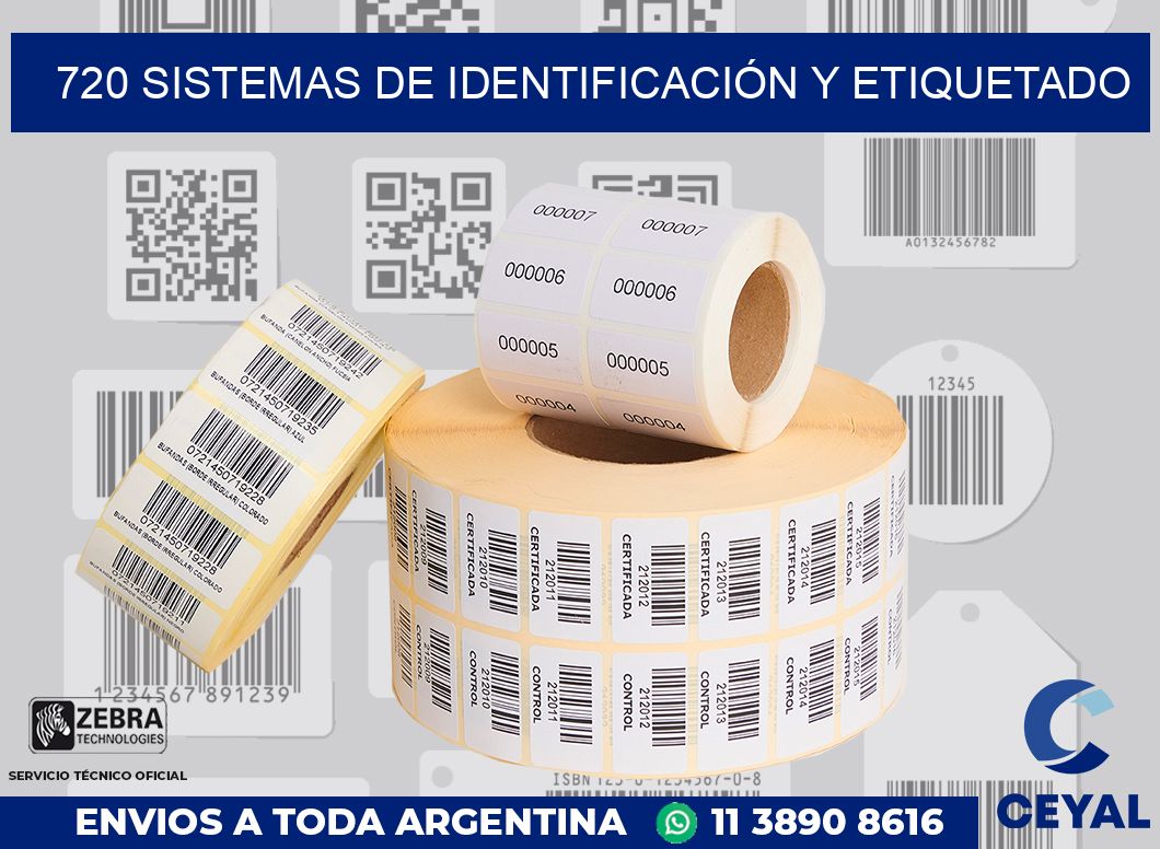 720 SISTEMAS DE IDENTIFICACIÓN Y ETIQUETADO