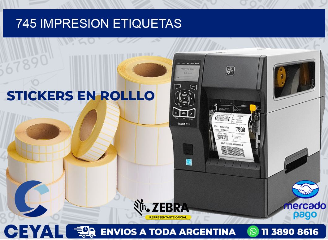 745 IMPRESION ETIQUETAS