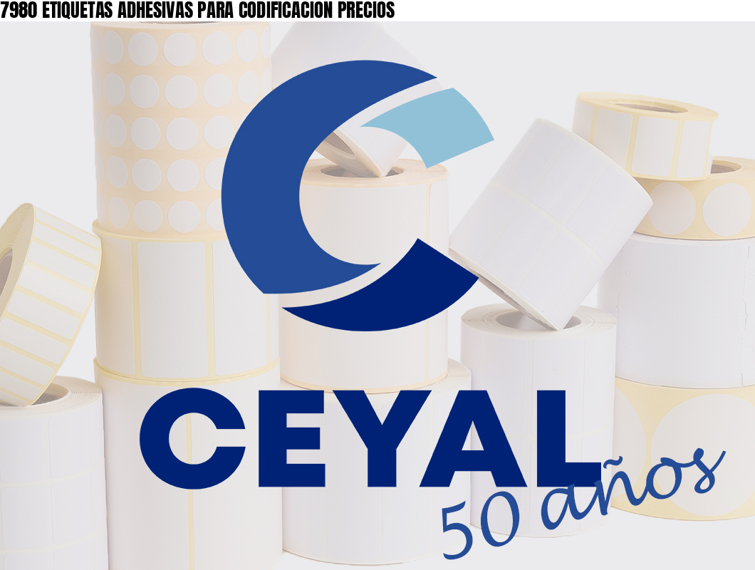 7980 ETIQUETAS ADHESIVAS PARA CODIFICACION PRECIOS