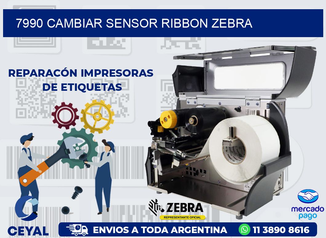7990 CAMBIAR SENSOR RIBBON ZEBRA