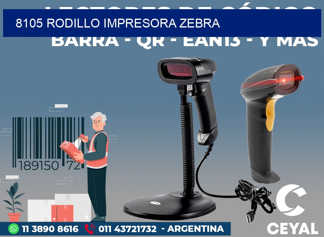 8105 RODILLO IMPRESORA ZEBRA