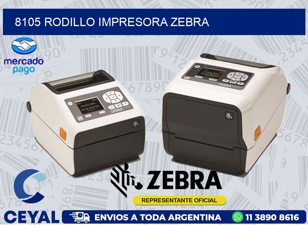 8105 RODILLO IMPRESORA ZEBRA