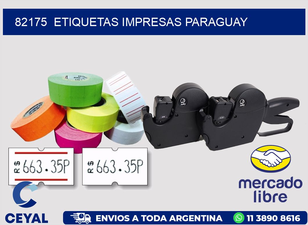 82175 ETIQUETAS IMPRESAS PARAGUAY