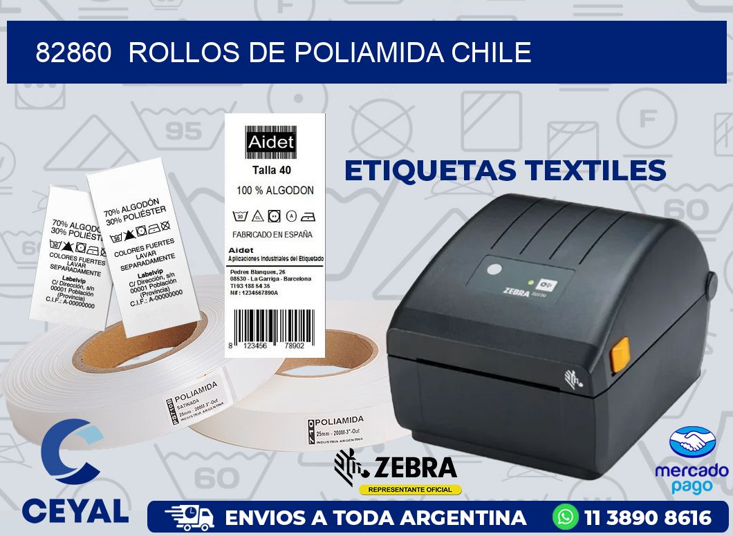 82860  ROLLOS DE POLIAMIDA CHILE