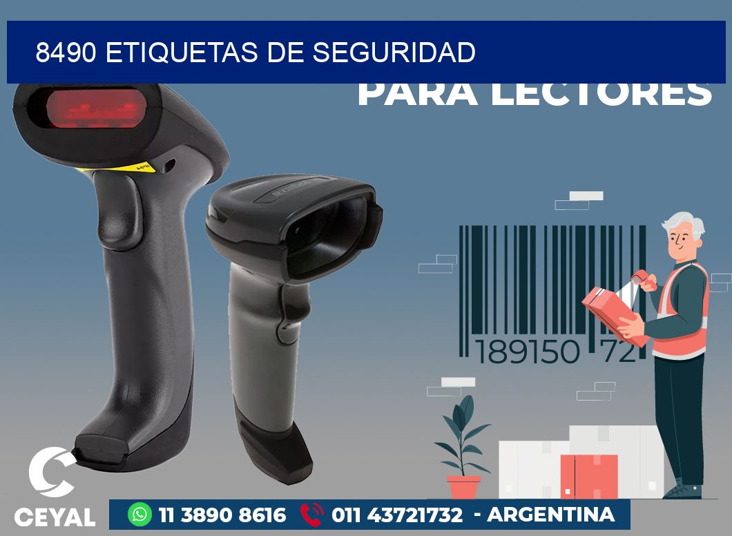 8490 ETIQUETAS DE SEGURIDAD