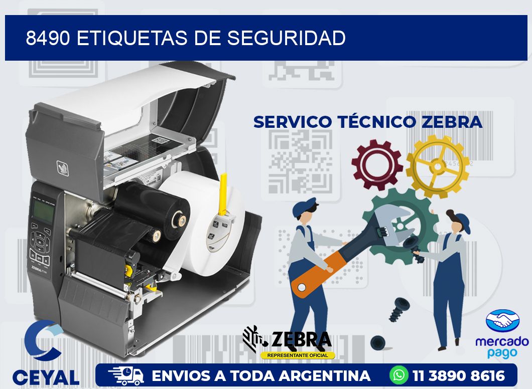 8490 ETIQUETAS DE SEGURIDAD