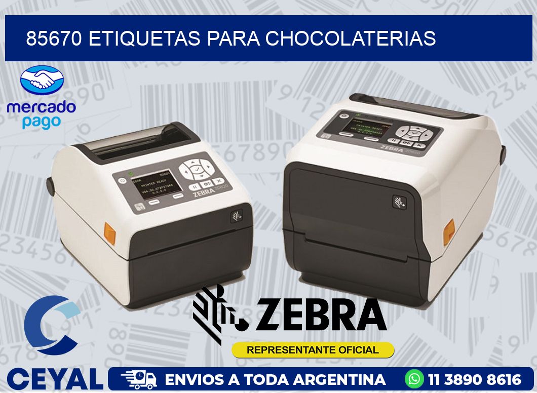 85670 ETIQUETAS PARA CHOCOLATERIAS