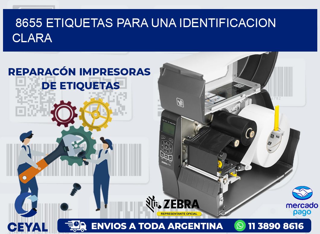 8655 ETIQUETAS PARA UNA IDENTIFICACION CLARA