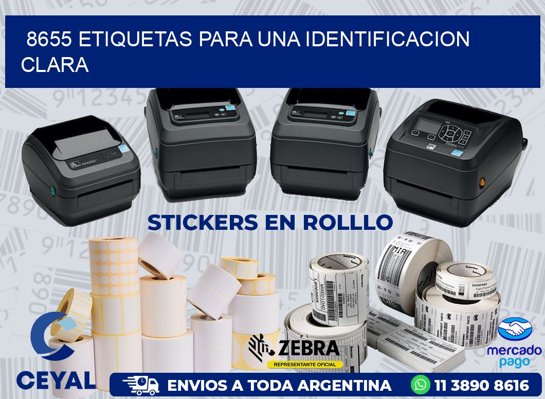 8655 ETIQUETAS PARA UNA IDENTIFICACION CLARA