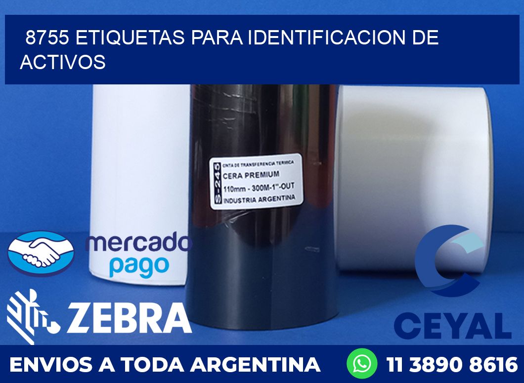 8755 ETIQUETAS PARA IDENTIFICACION DE ACTIVOS