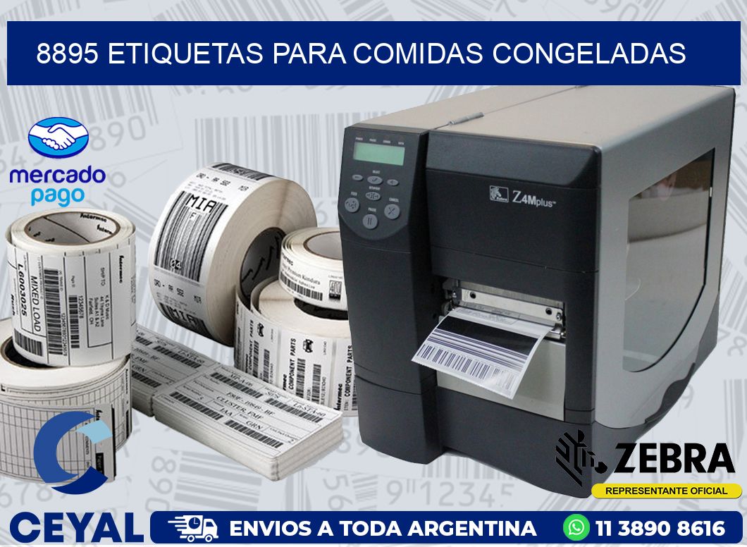 8895 ETIQUETAS PARA COMIDAS CONGELADAS