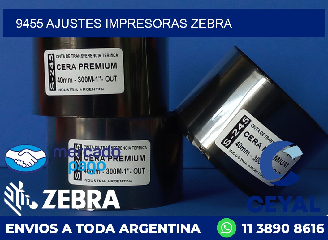 9455 AJUSTES IMPRESORAS ZEBRA