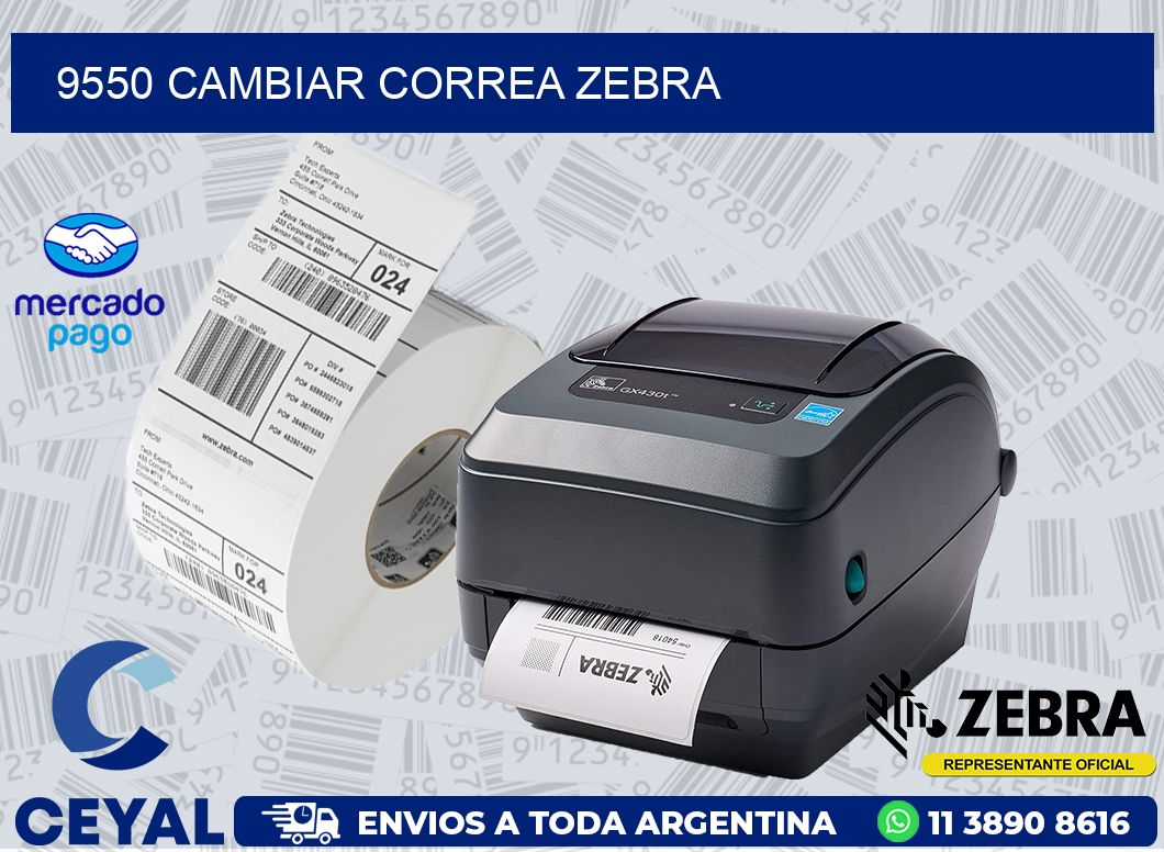 9550 CAMBIAR CORREA ZEBRA