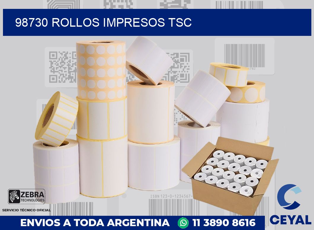 98730 ROLLOS IMPRESOS TSC