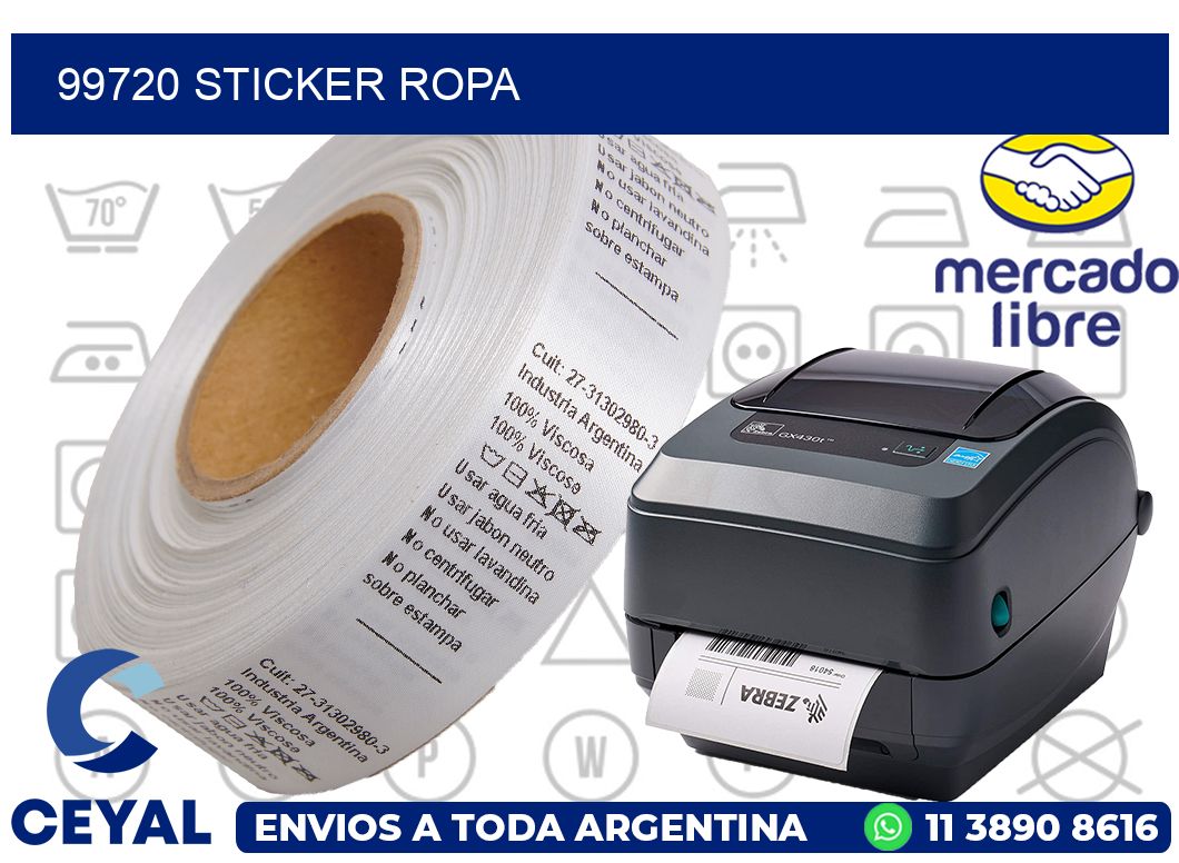 99720 STICKER ROPA