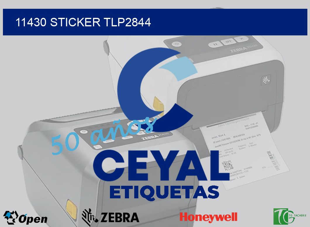 11430 STICKER TLP2844