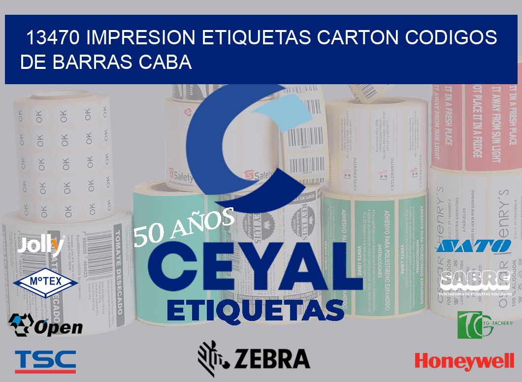 13470 IMPRESION ETIQUETAS CARTON CODIGOS DE BARRAS CABA