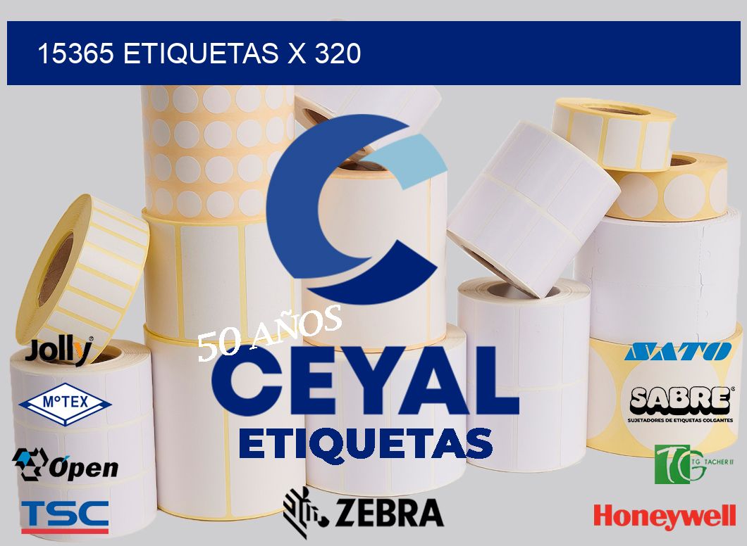 15365 Etiquetas x 320