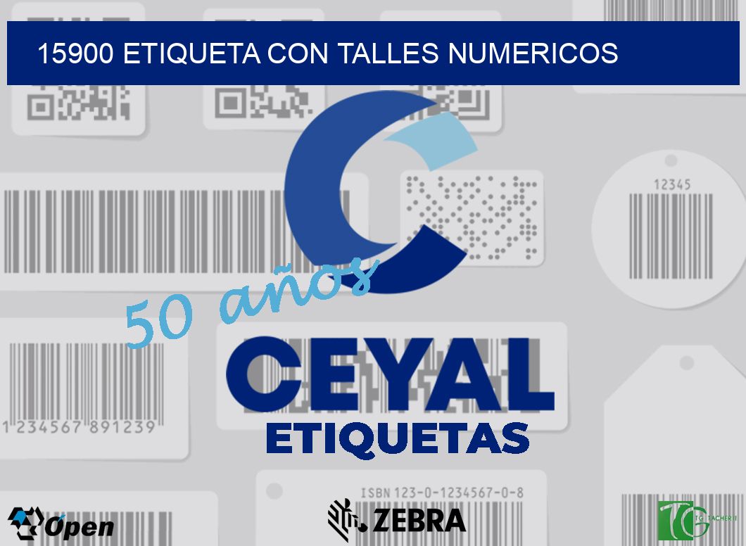 15900 ETIQUETA CON TALLES NUMERICOS