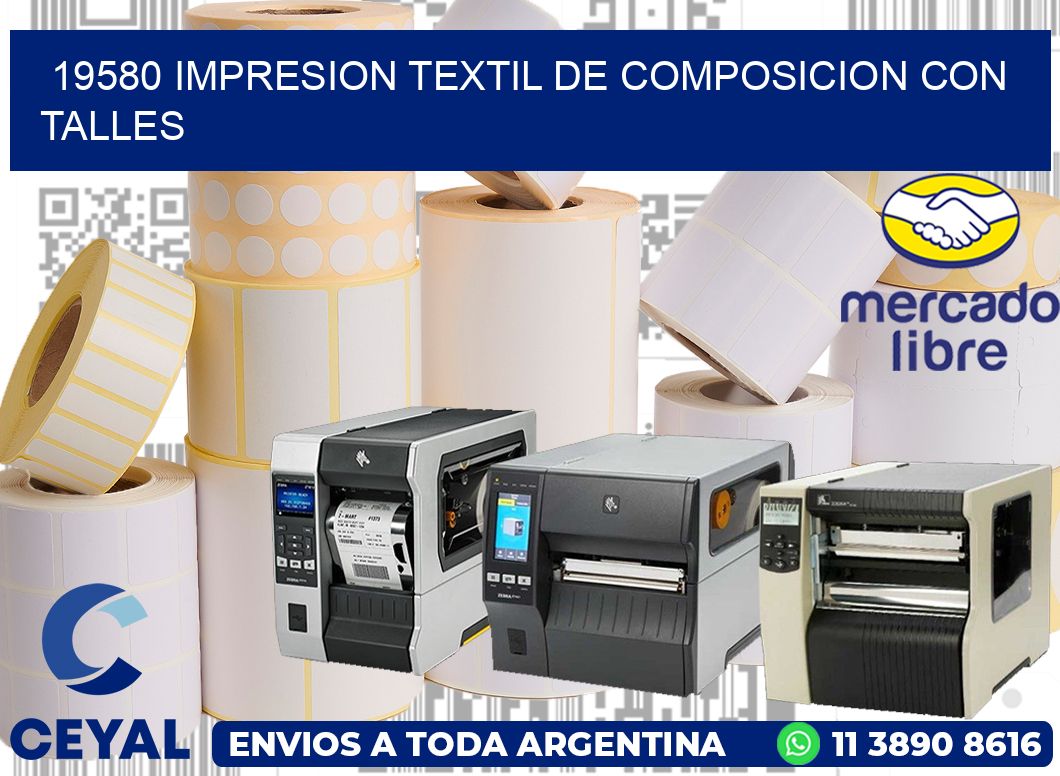 19580 IMPRESION TEXTIL DE COMPOSICION CON TALLES