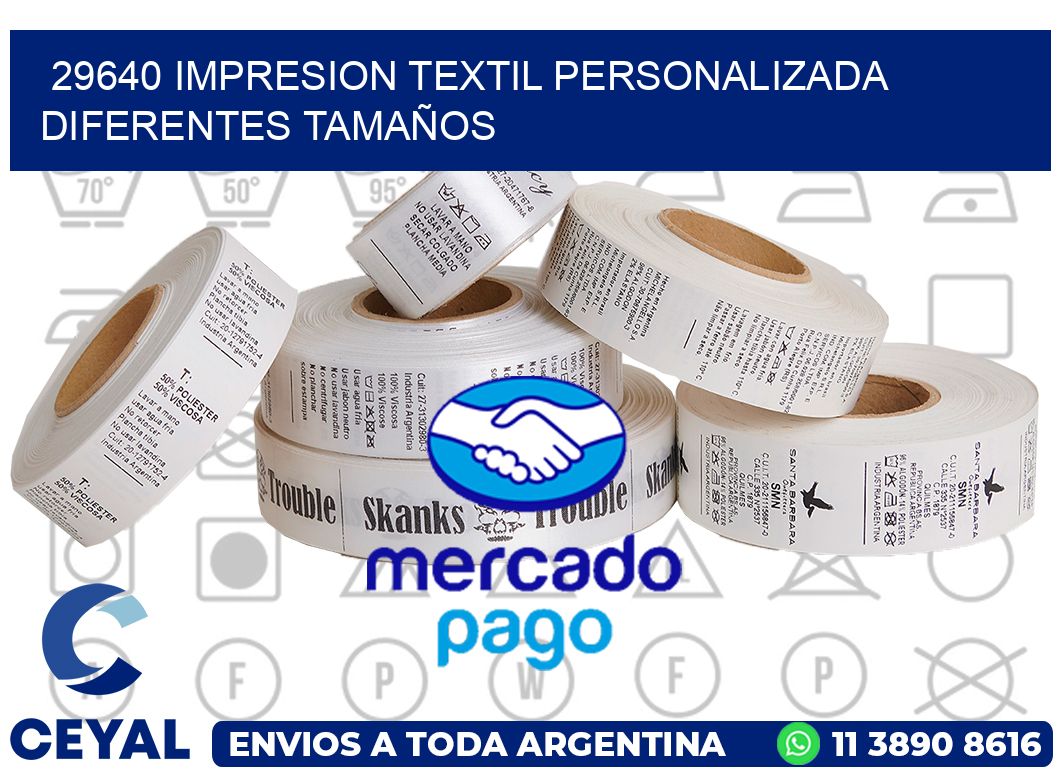 29640 IMPRESION TEXTIL PERSONALIZADA DIFERENTES TAMAÑOS