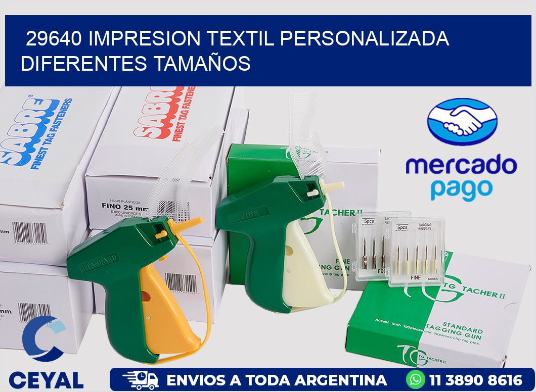 29640 IMPRESION TEXTIL PERSONALIZADA DIFERENTES TAMAÑOS