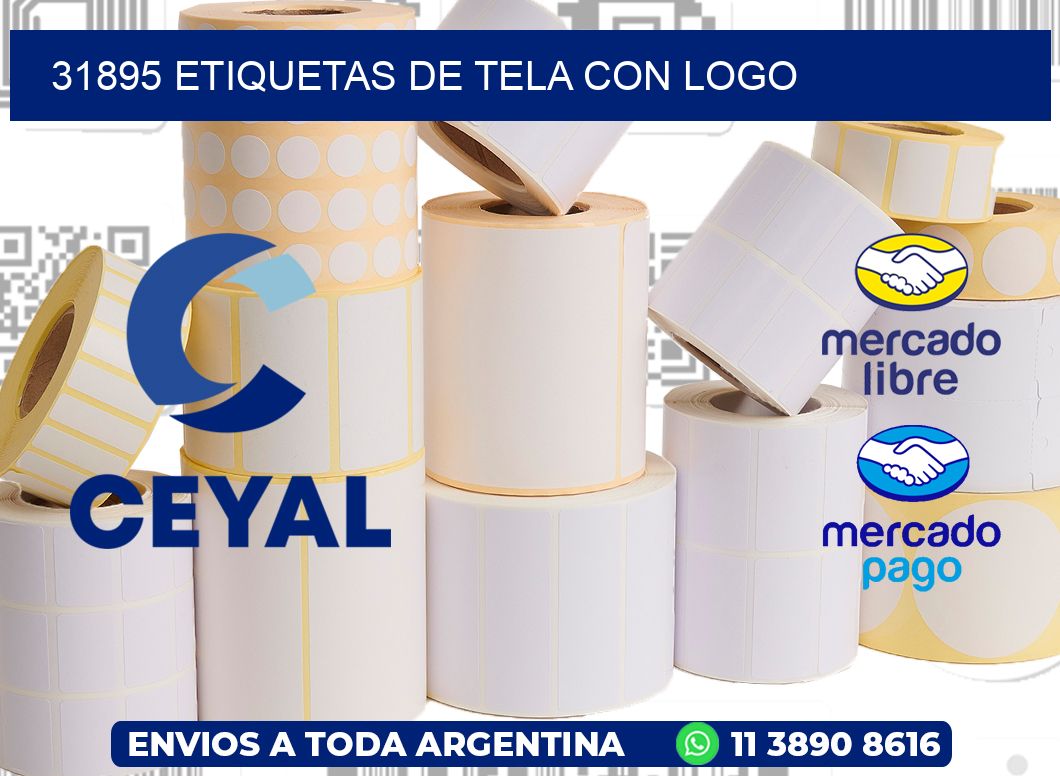 31895 ETIQUETAS DE TELA CON LOGO