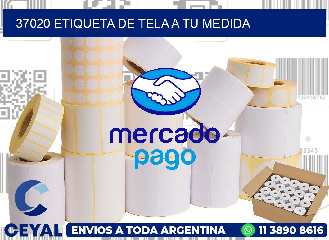 37020 ETIQUETA DE TELA A TU MEDIDA