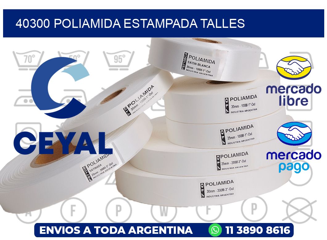 40300 POLIAMIDA ESTAMPADA TALLES