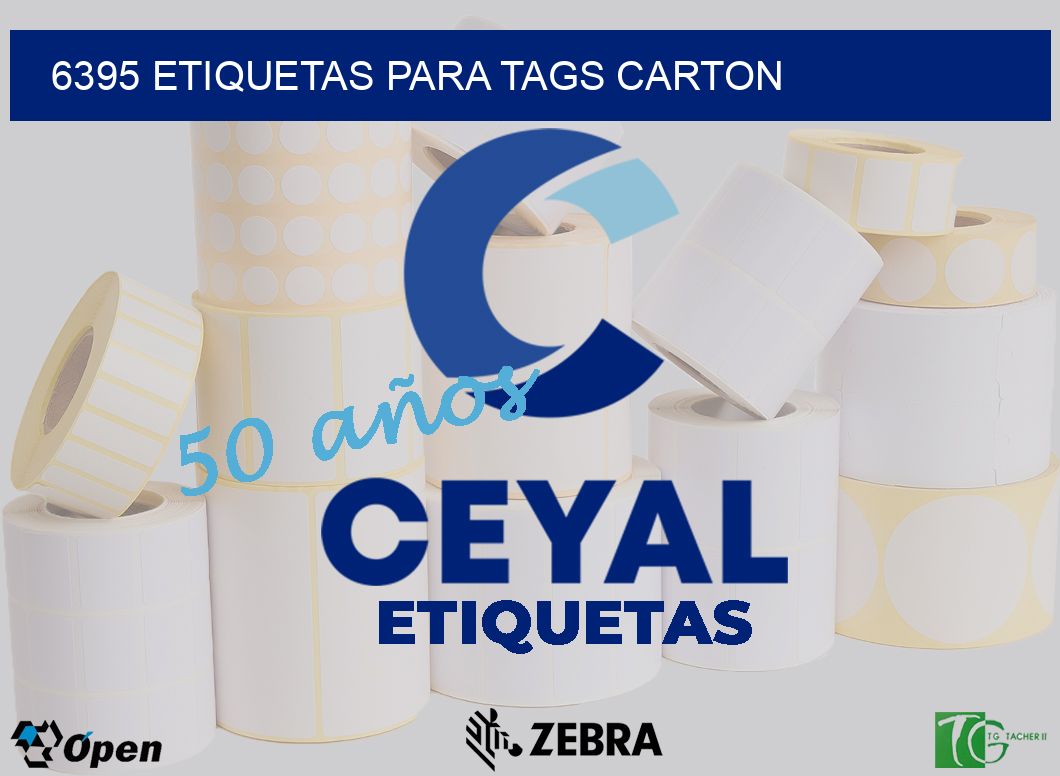 6395 ETIQUETAS PARA TAGS CARTON