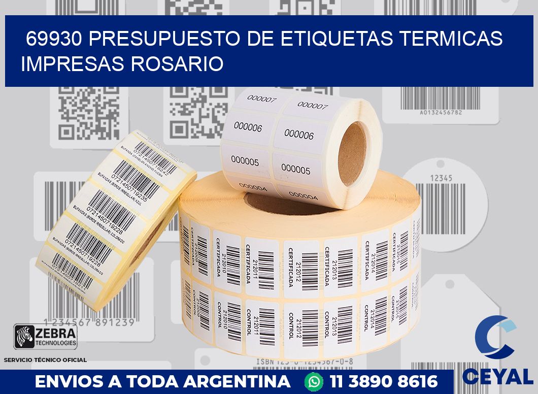 69930 PRESUPUESTO DE ETIQUETAS TERMICAS IMPRESAS ROSARIO