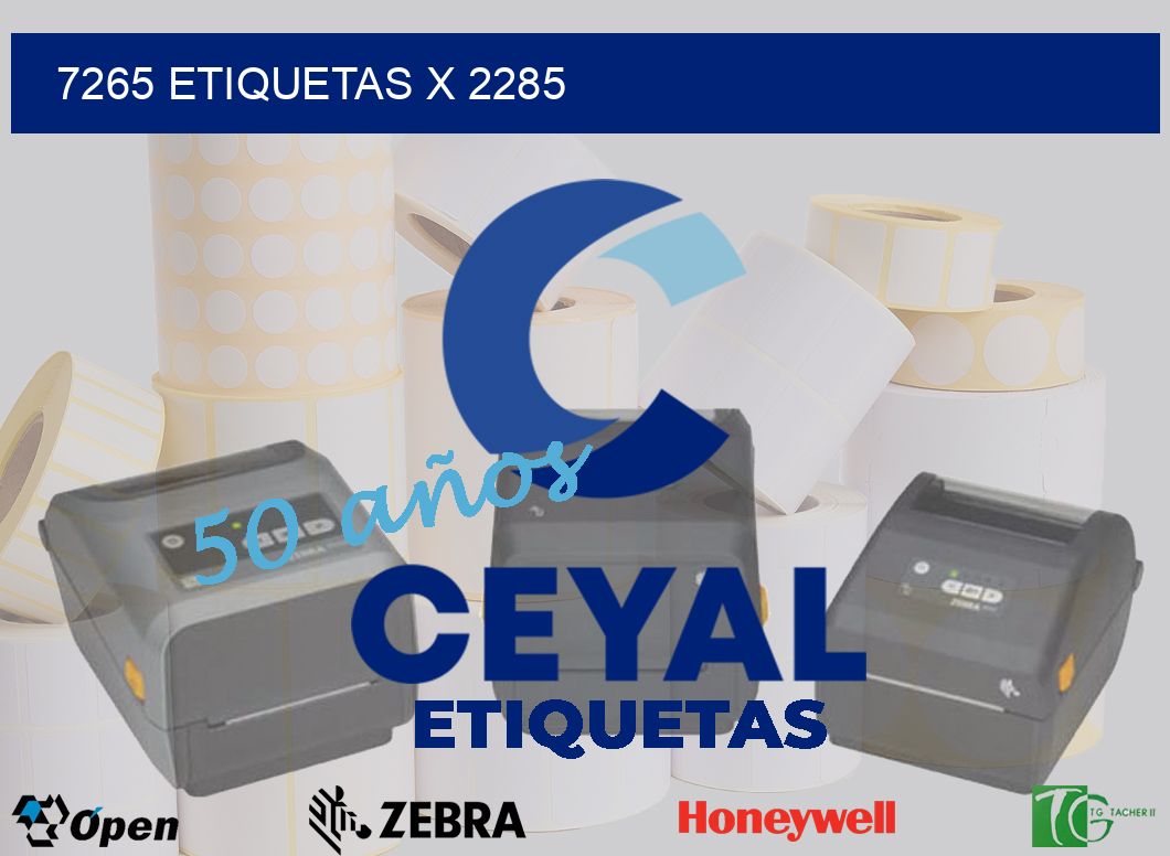 7265 Etiquetas x 2285