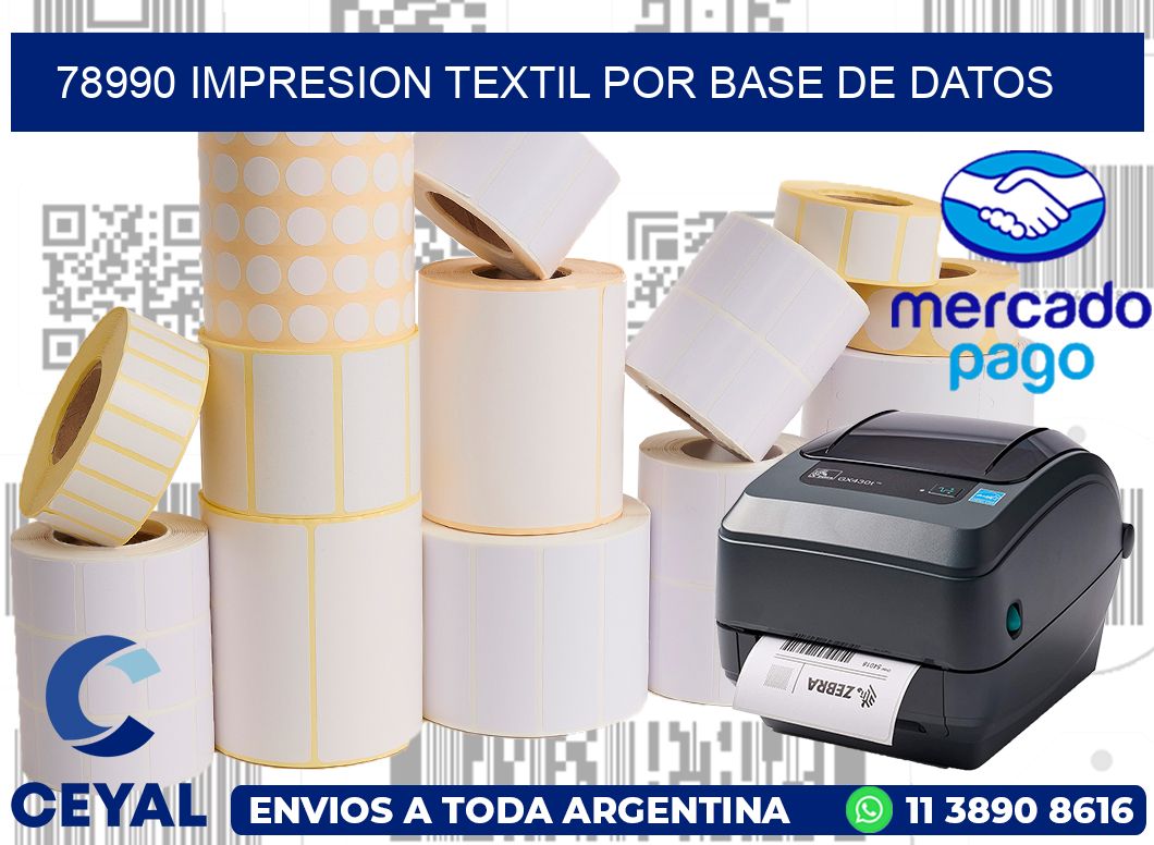 78990 IMPRESION TEXTIL POR BASE DE DATOS