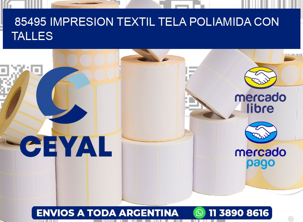 85495 IMPRESION TEXTIL TELA POLIAMIDA CON TALLES