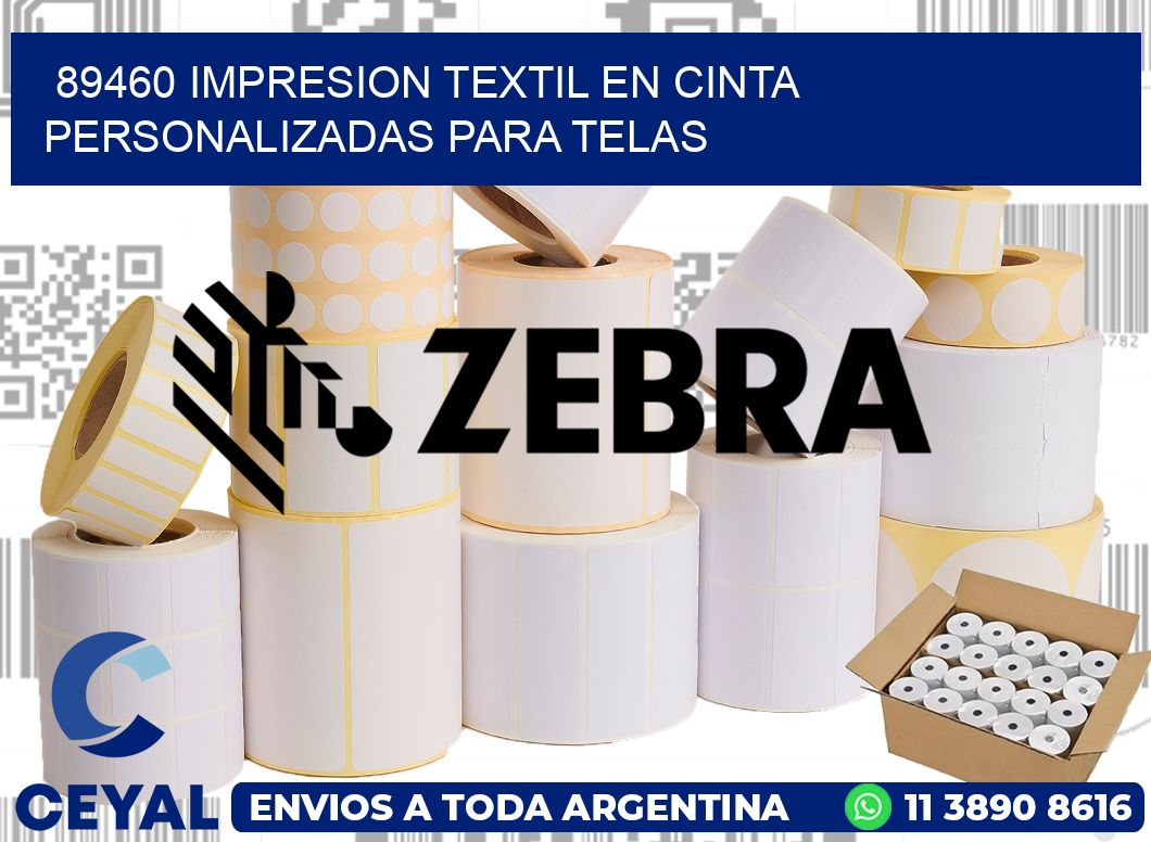 89460 IMPRESION TEXTIL EN CINTA PERSONALIZADAS PARA TELAS