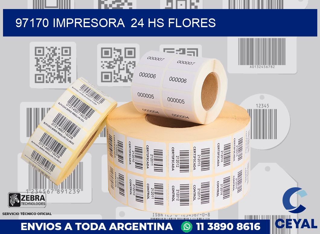 97170 impresora  24 hs flores