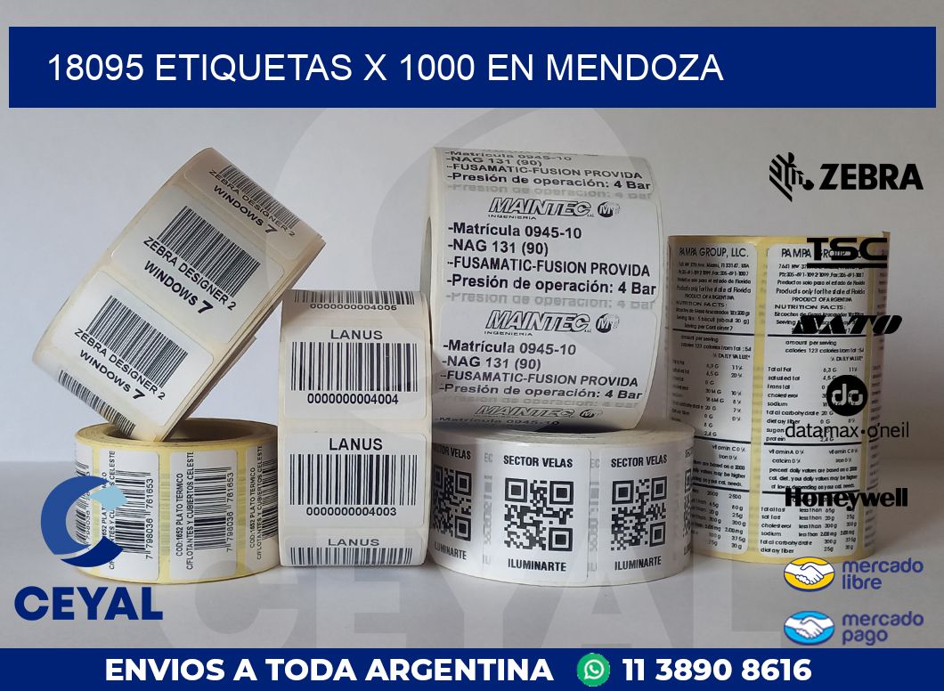 18095 ETIQUETAS X 1000 EN MENDOZA