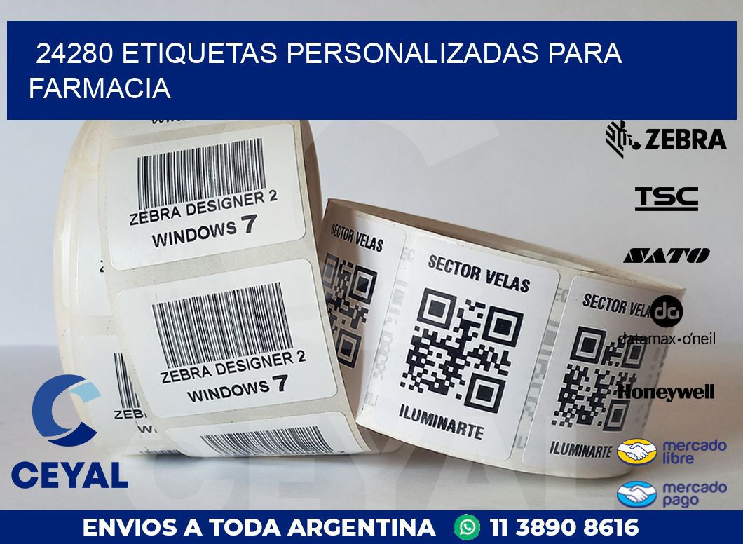 24280 ETIQUETAS PERSONALIZADAS PARA FARMACIA