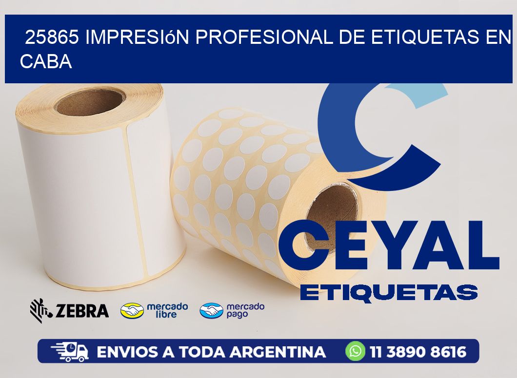 25865 Impresión Profesional de Etiquetas en CABA