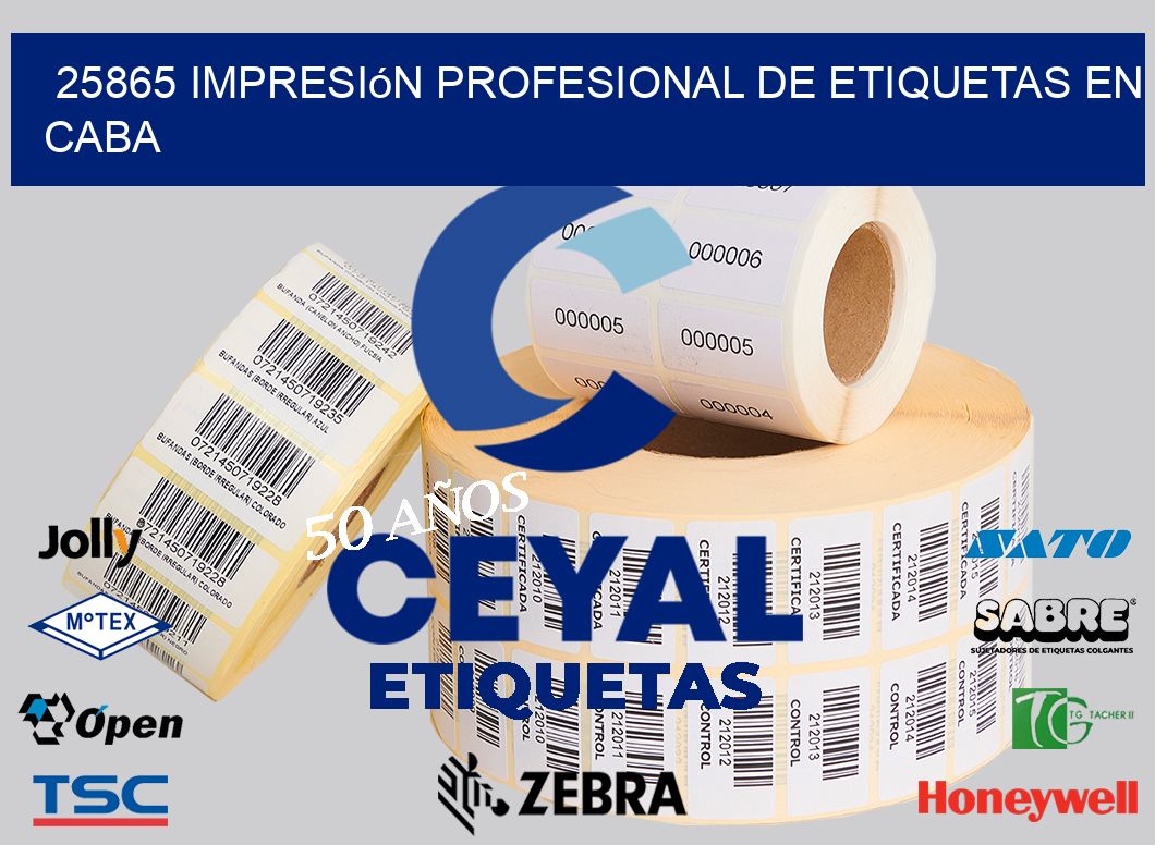 25865 Impresión Profesional de Etiquetas en CABA
