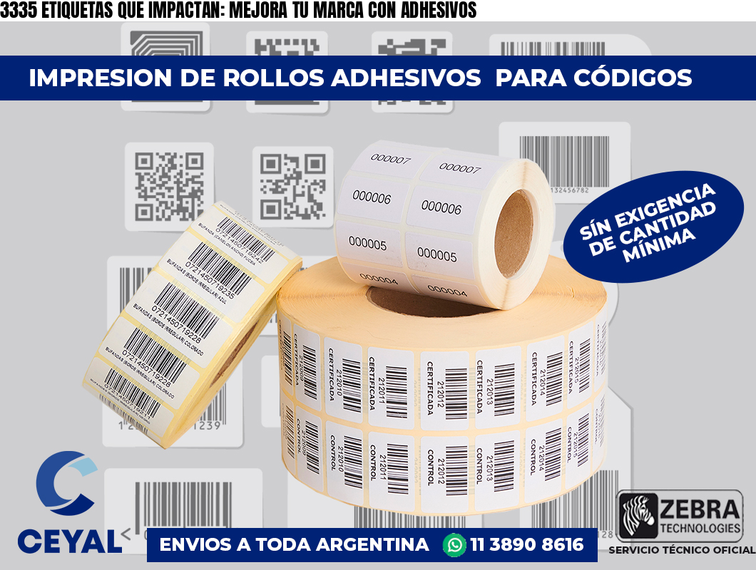 3335 ETIQUETAS QUE IMPACTAN: MEJORA TU MARCA CON ADHESIVOS