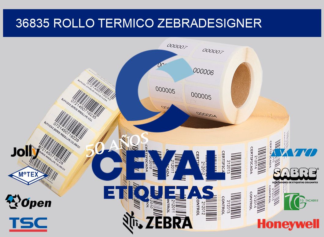 36835 ROLLO TERMICO ZEBRADESIGNER