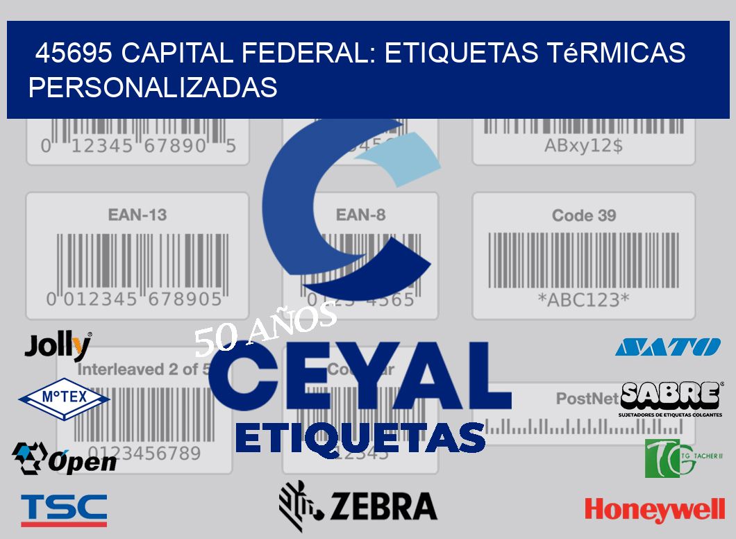 45695 Capital Federal: Etiquetas Térmicas Personalizadas