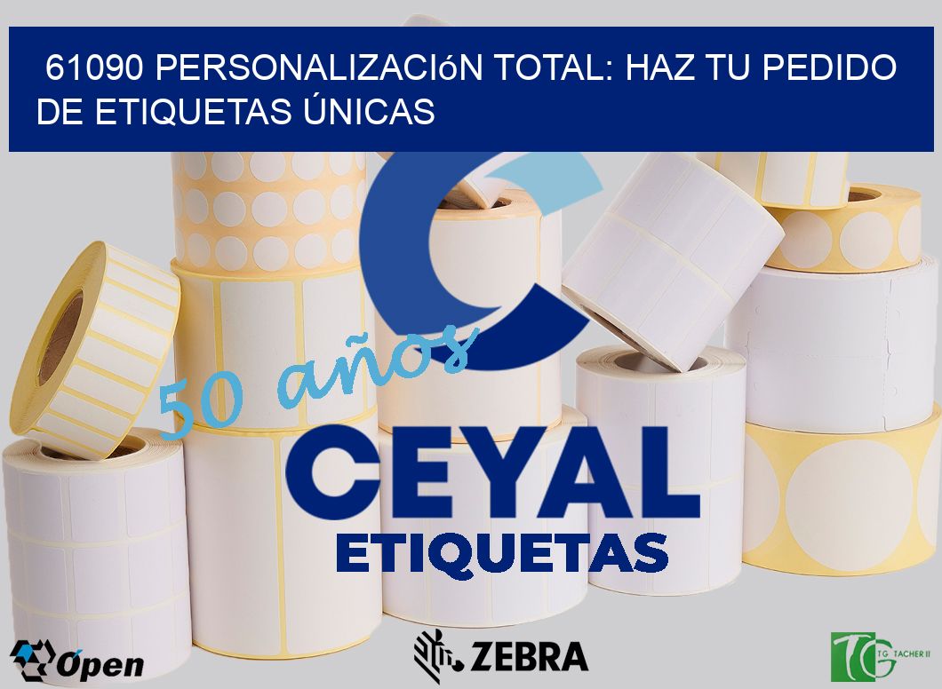 61090 Personalización Total: Haz tu Pedido de Etiquetas Únicas