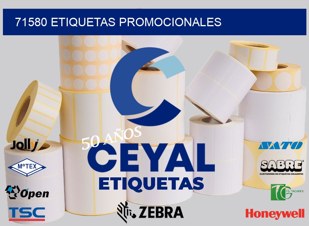 71580 etiquetas promocionales